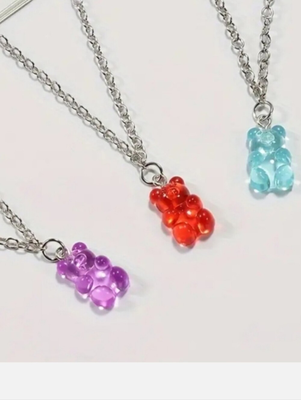 3 necklaces 💜♥️🩵